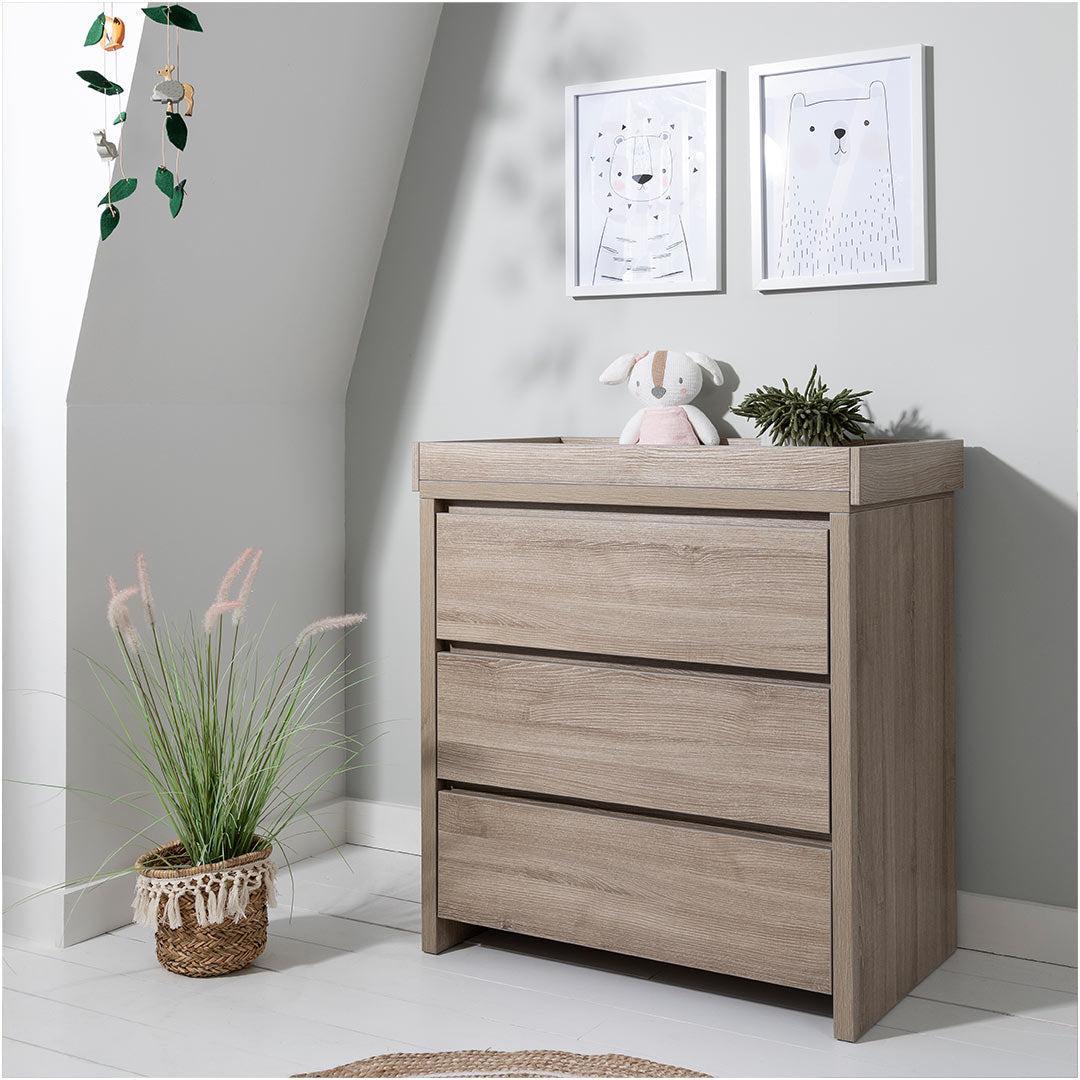 Tutti Bambini Modena 3 Piece Room Set - Oak - Image 10