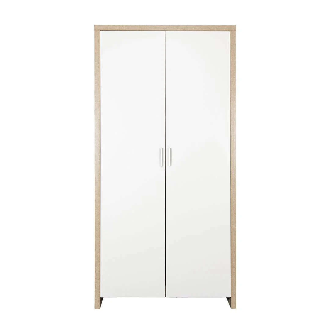 Tutti Bambini Modena Wardrobe - White/Oak