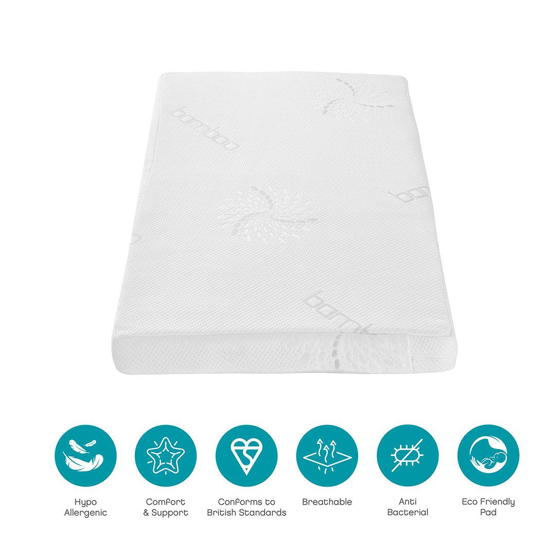Tutti Bambini Natural Coir Fibre Cot Bed Mattress - Image 3