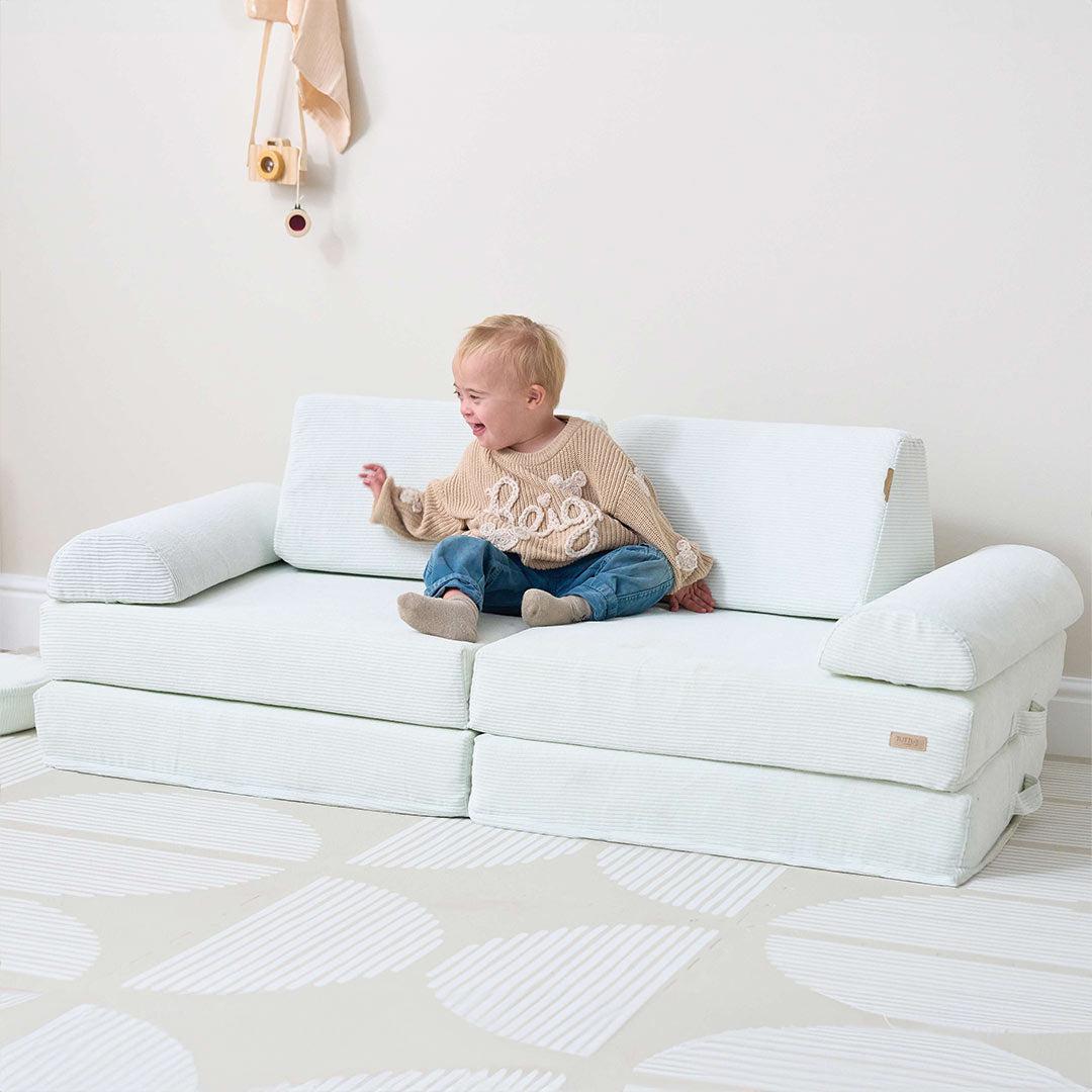 Tutti Bambini Playrama Montessori Kids Play Sofa  - Sea Mist - Image 10
