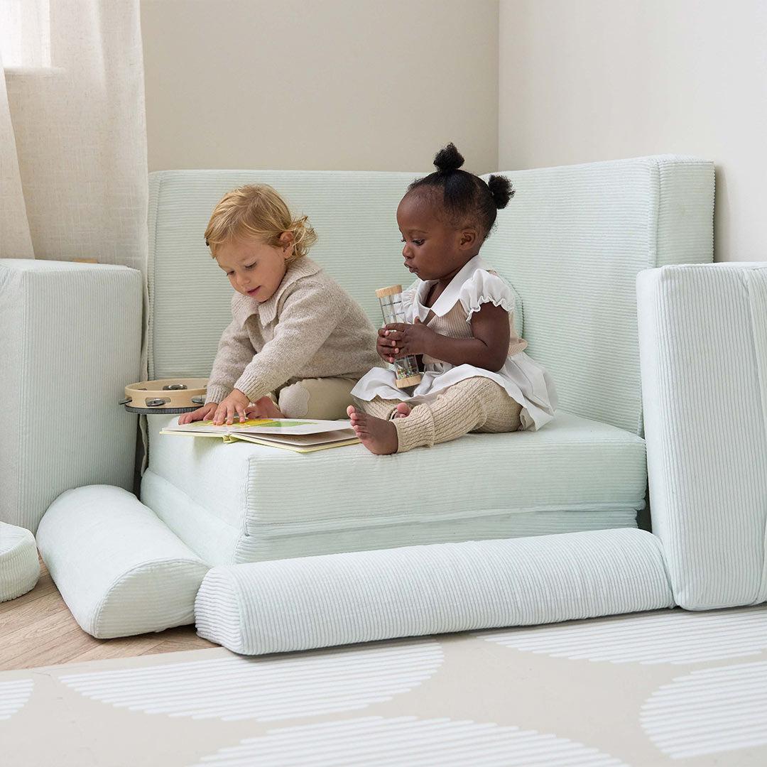 Tutti Bambini Playrama Montessori Kids Play Sofa  - Sea Mist - Image 14