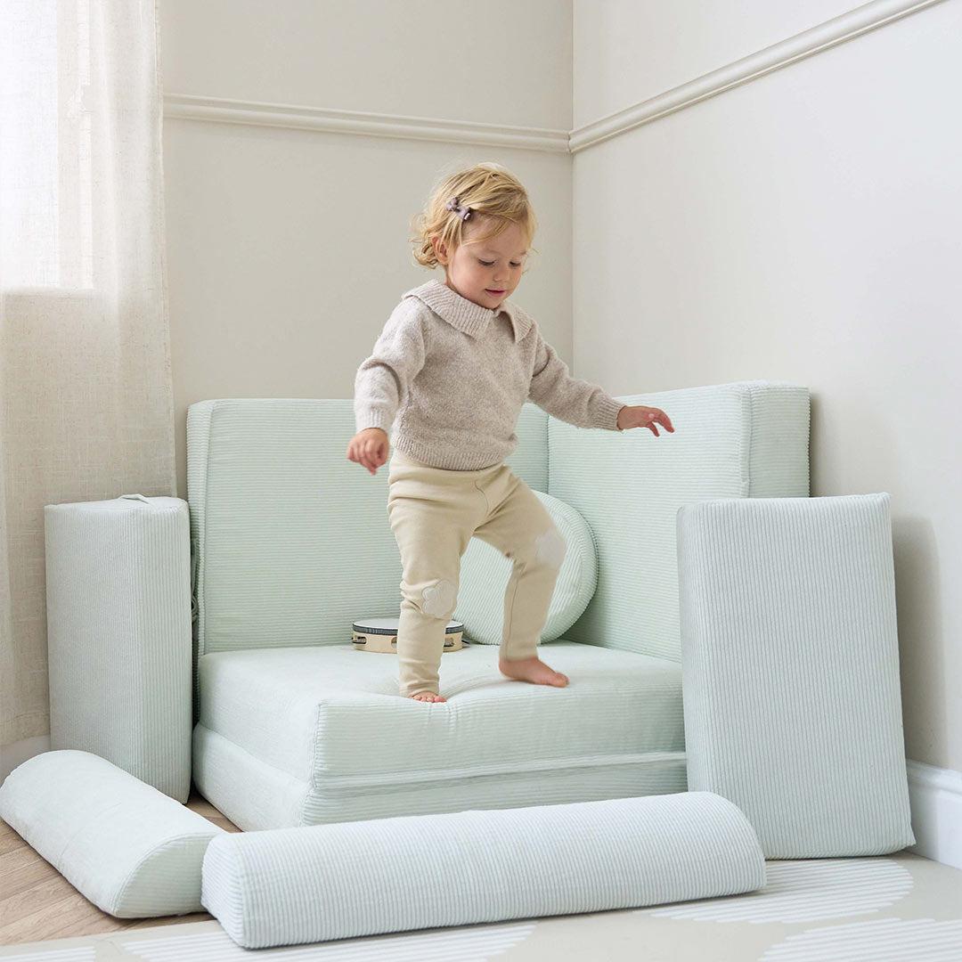 Tutti Bambini Playrama Montessori Kids Play Sofa  - Sea Mist - Image 16
