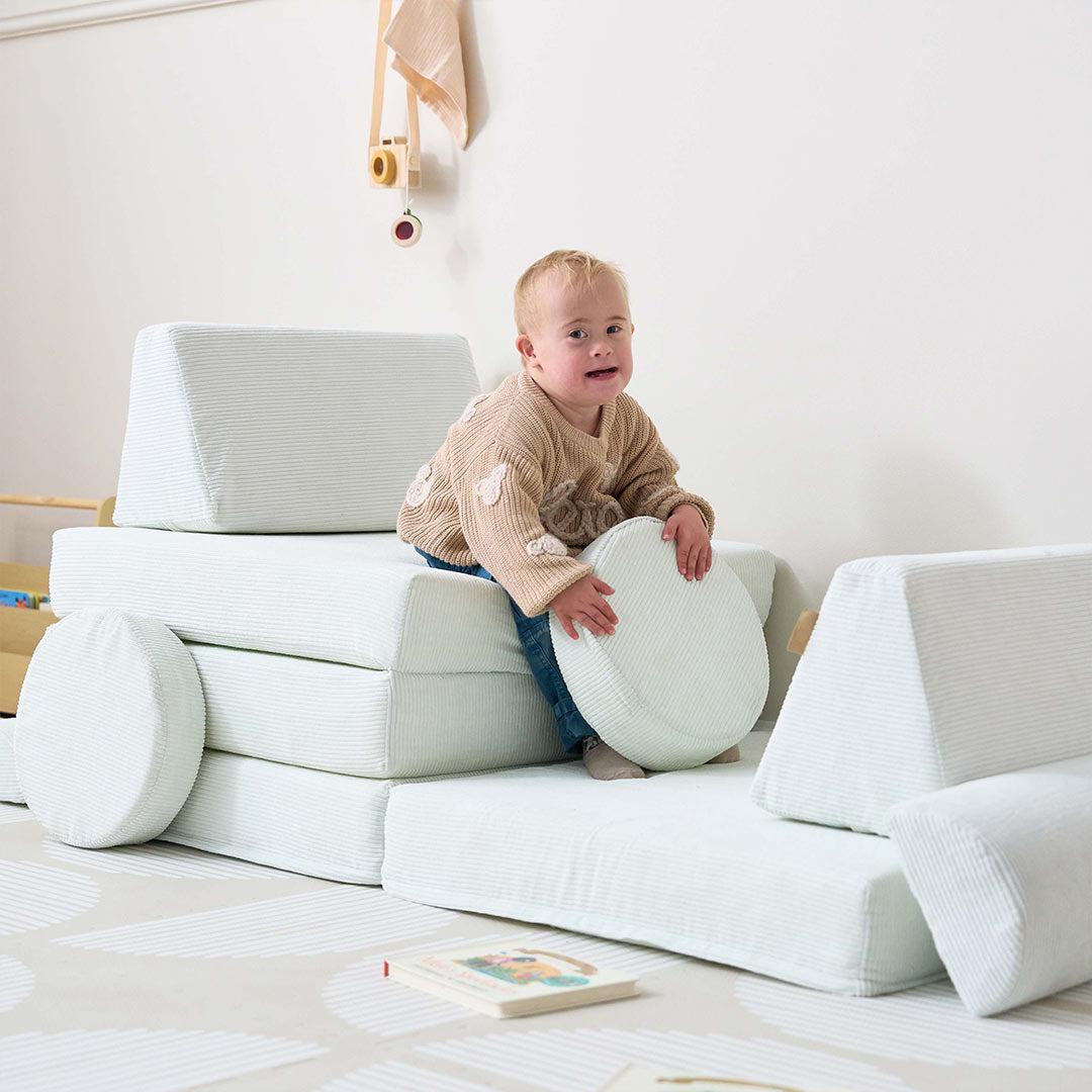 Tutti Bambini Playrama Montessori Kids Play Sofa  - Sea Mist - Image 4