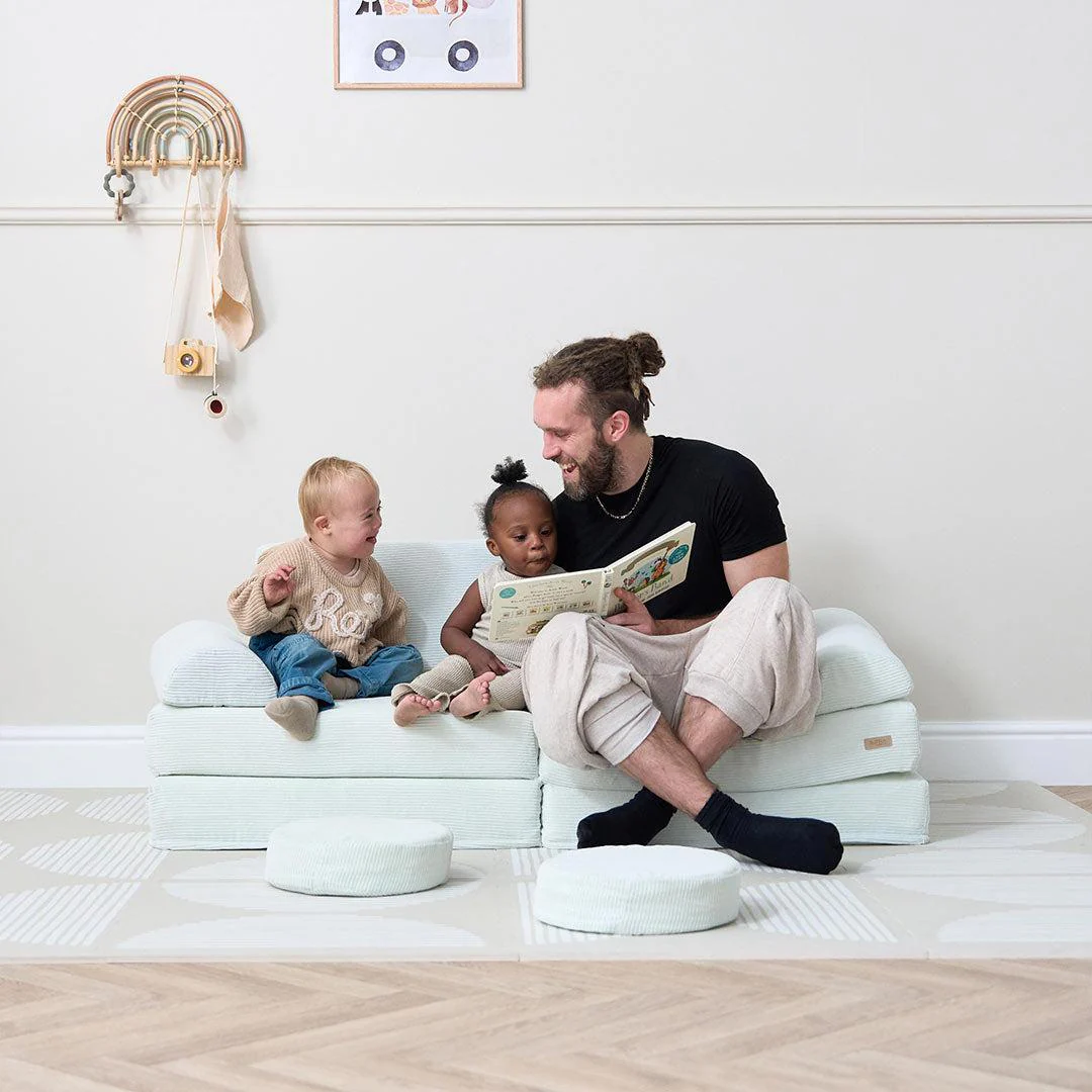 Tutti Bambini Playrama Montessori Kids Play Sofa  - Sea Mist - Image 9