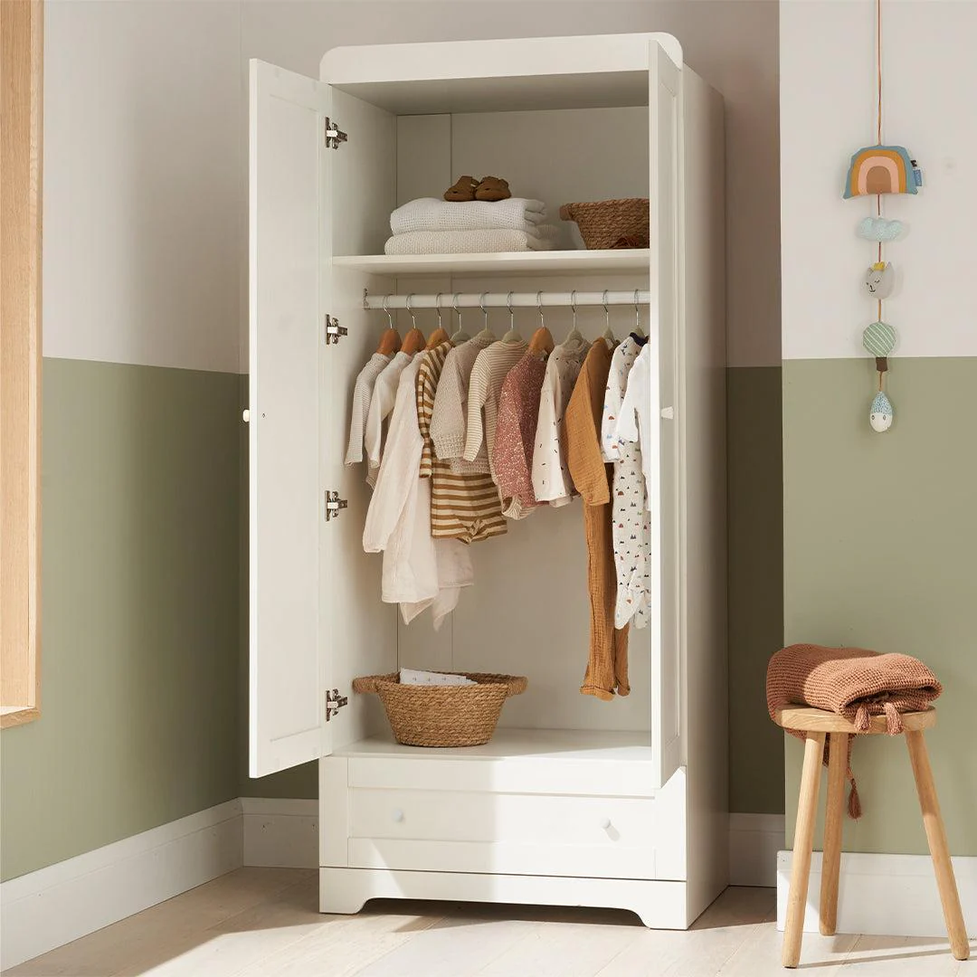 Tutti Bambini Rio Wardrobe - White - Image 4