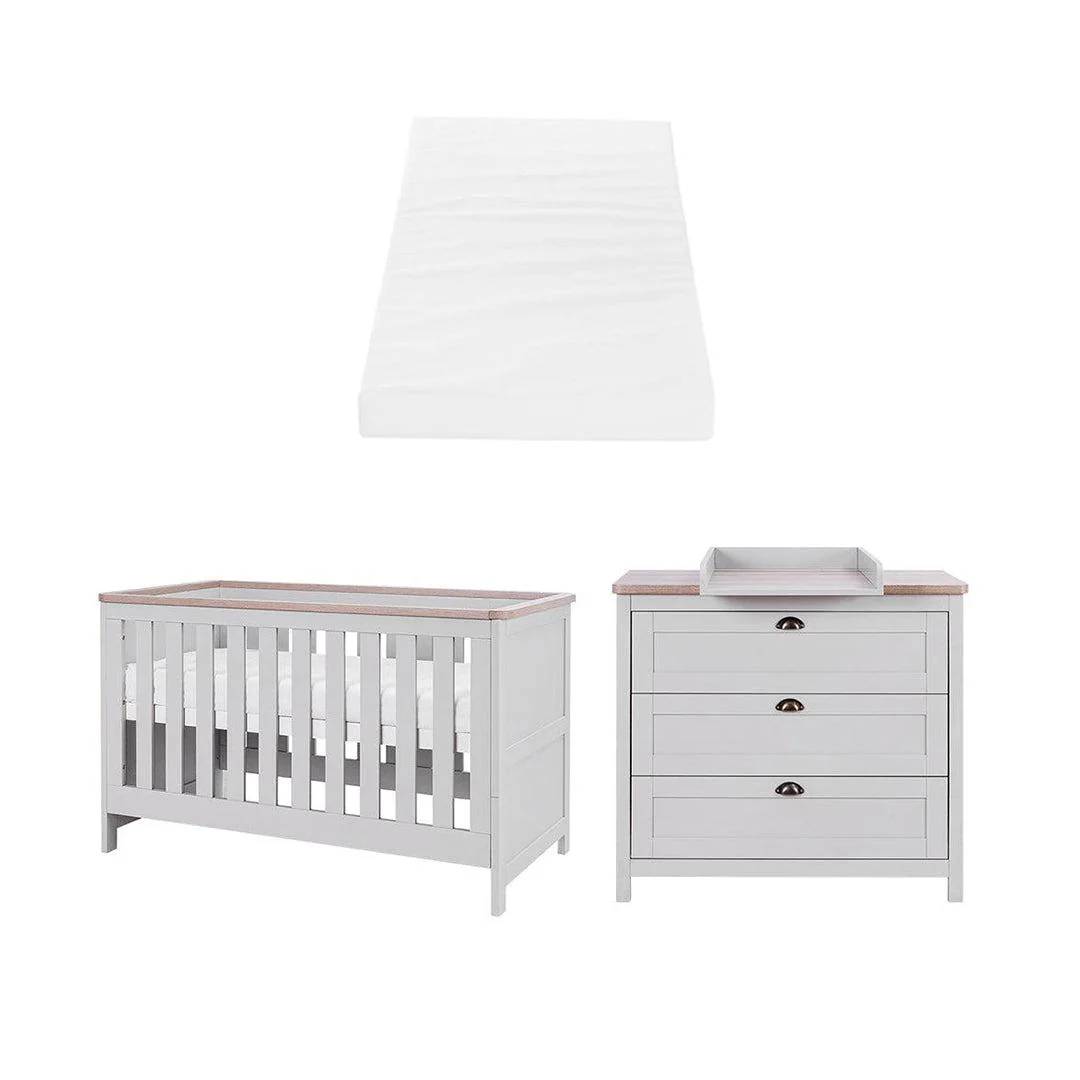 Tutti Bambini Verona 2 Piece Room Set - Dove Grey/Oak - Image 12