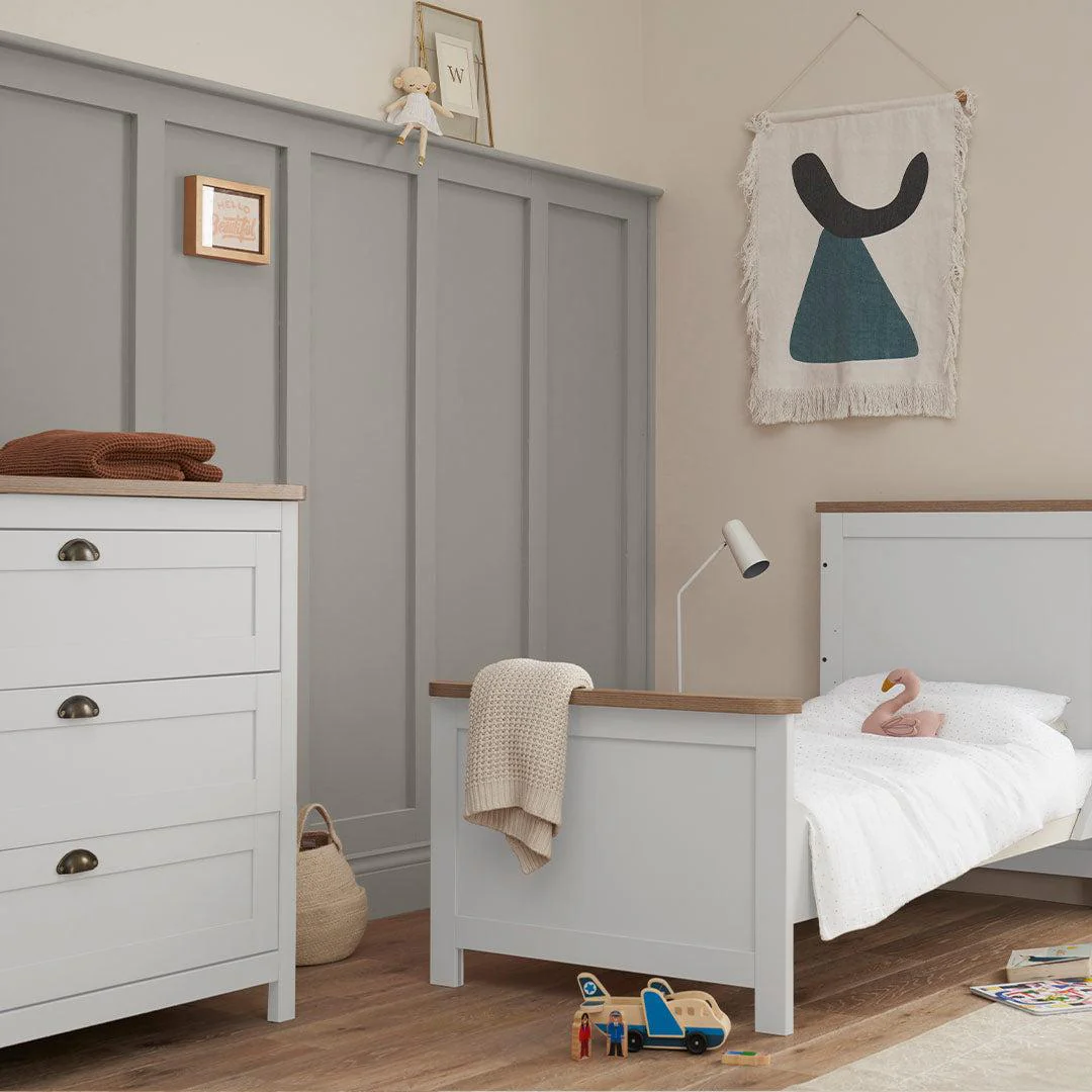 Tutti Bambini Verona 2 Piece Room Set - White/Oak - Image 3