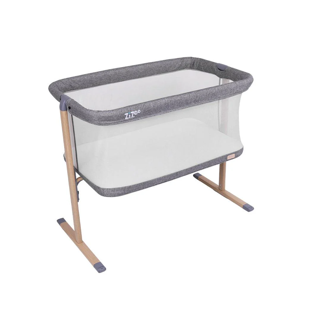 Tutti Bambini ZiZee Essential Crib - Oak/Charcoal - Image 10