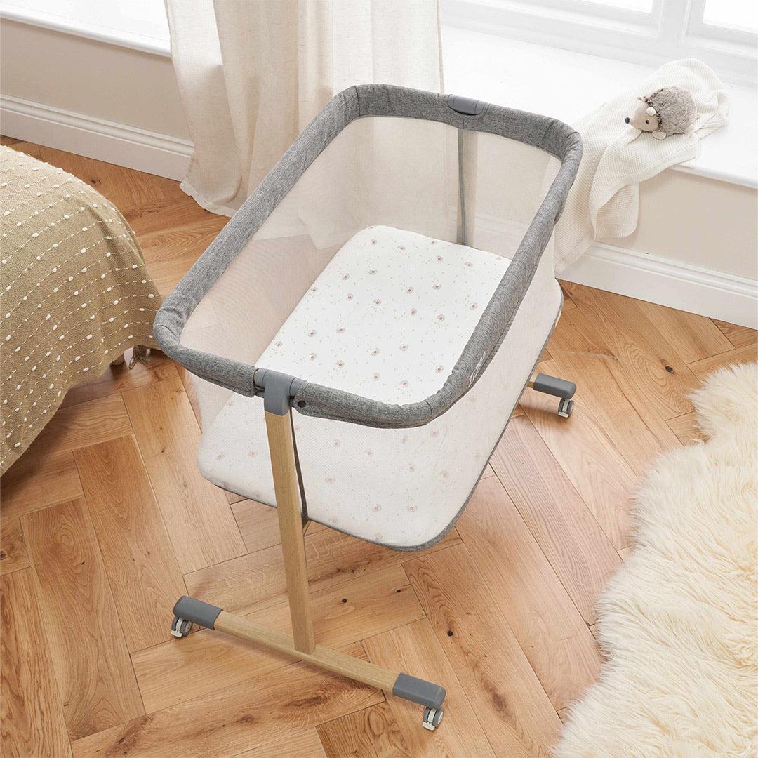 Tutti Bambini ZiZee Essential Crib - Oak/Charcoal - Image 7