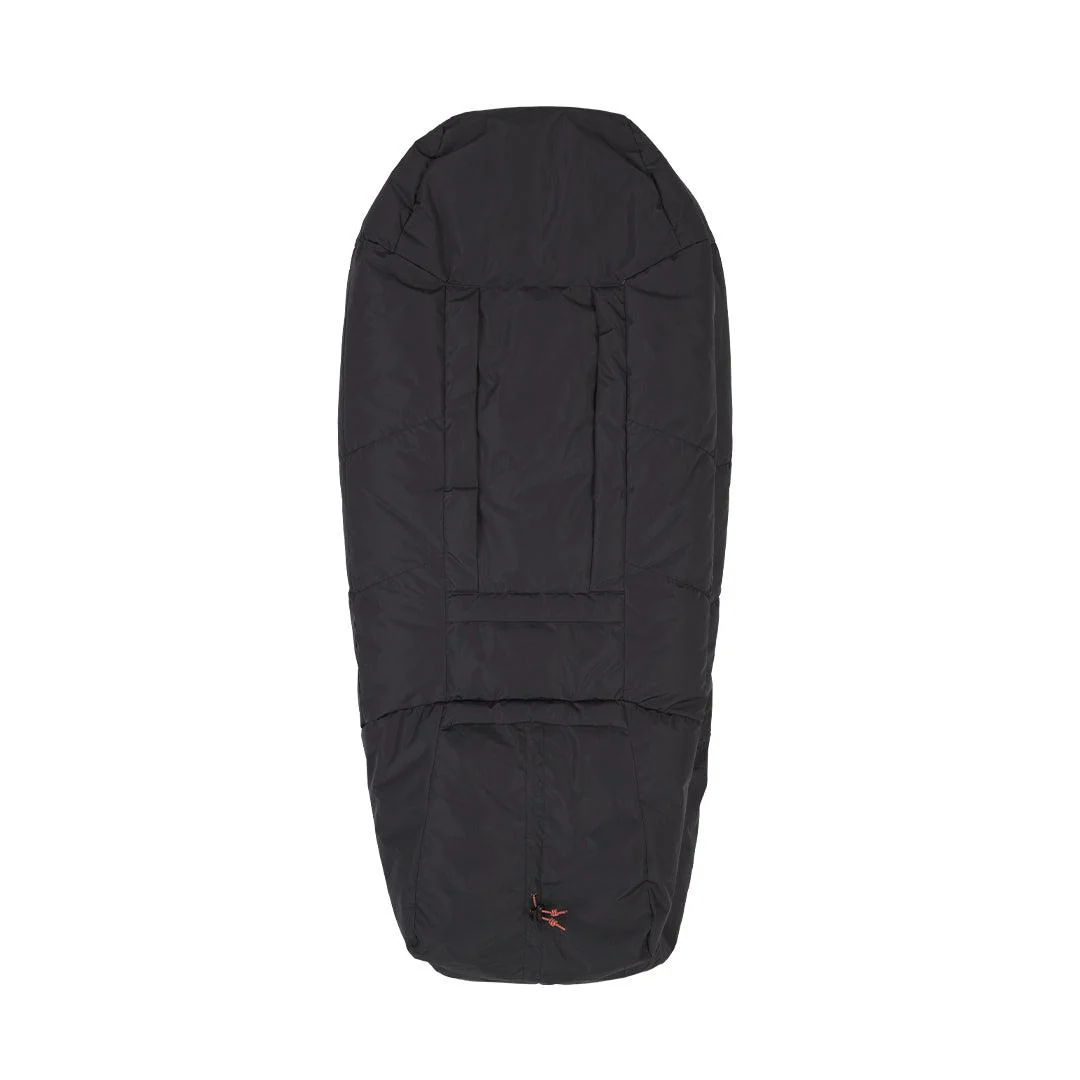 Voksi Adventure Footmuff - Black - Seashell Sand - Image 3