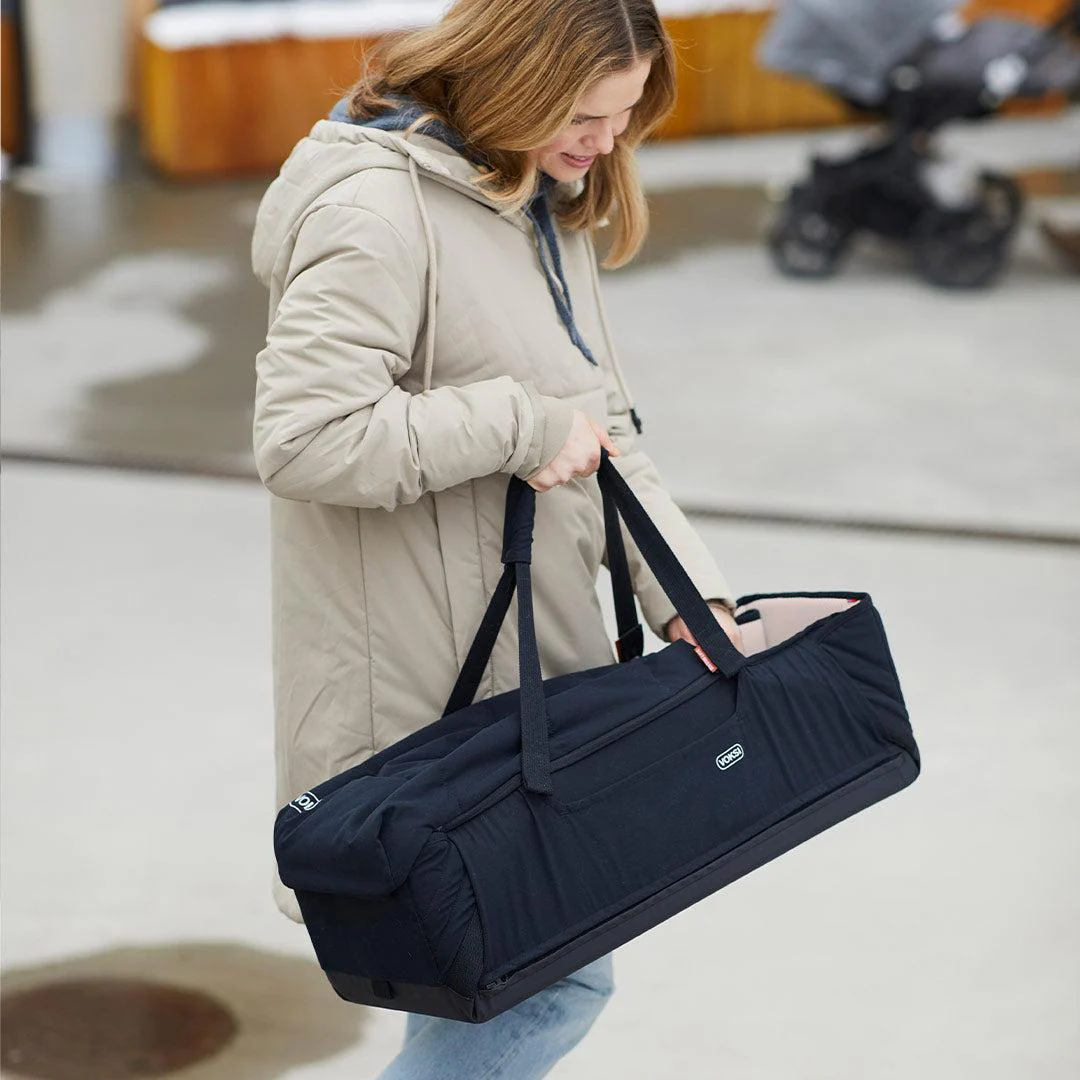 Voksi Carry Me Travel Carrycot - Black - Image 4