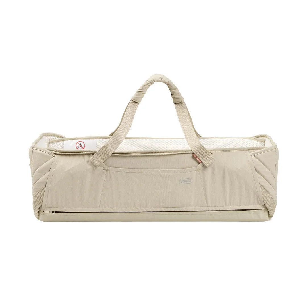 Voksi Carry Me Travel Carrycot - Seashell Sand - Image 8