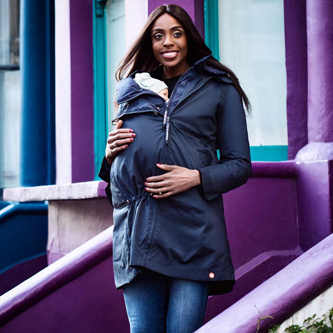 Wombat & Co KOWARI 4-in-1 Babywearing Jacket Set - Blue - Image 8