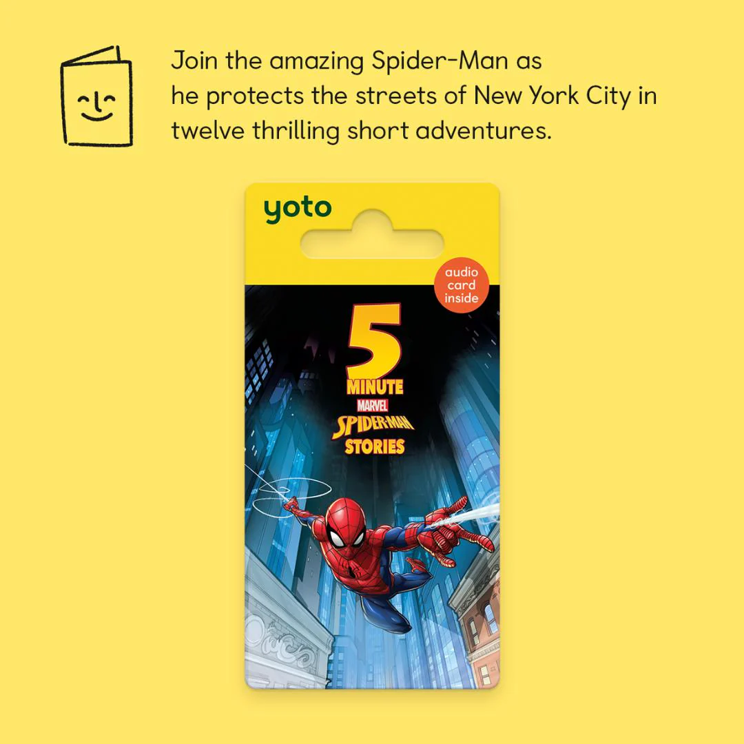 Yoto Card - 5 Minute Stories: Marvel - Spider-Man - Image 2