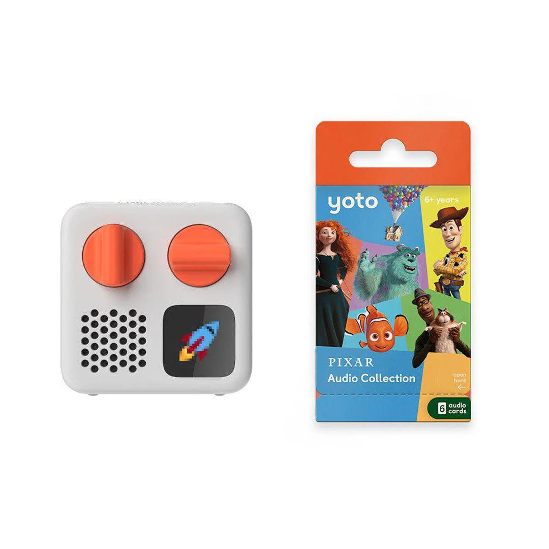 Yoto Mini Player Bundle - Disney Pixar Audio Collection | 2024 Edition